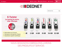 Tablet Screenshot of deonet.fr