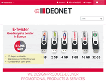 Tablet Screenshot of deonet.nl